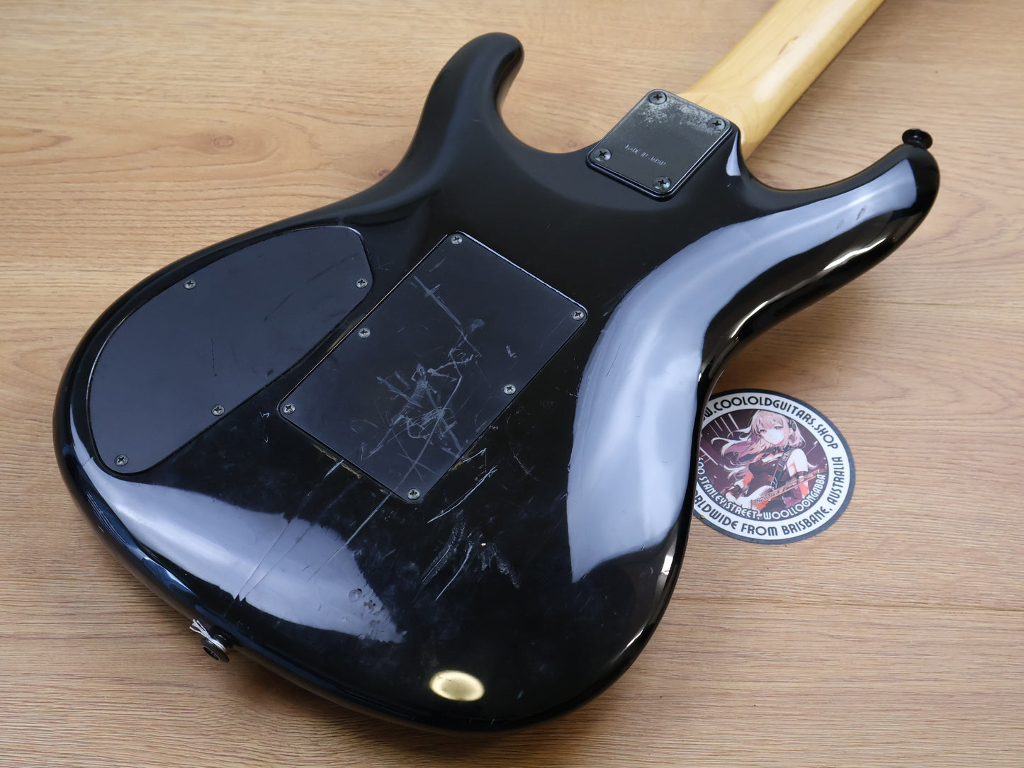 1990 Ibanez Japan 440R Radius Series HH Superstrat (Black)