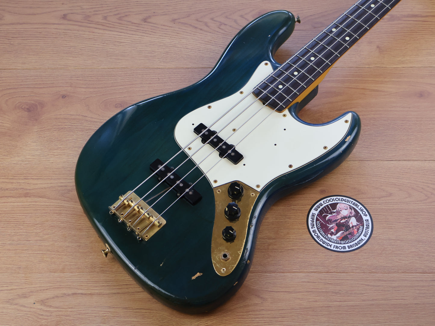 1993 Fender Japan JB62G-70 '62 Reissue Jazz Bass (Transparent Blue)