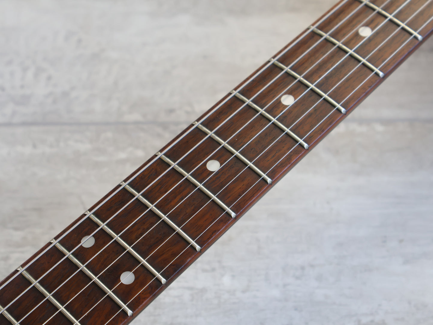 1983 Aria Pro II Japan ZZ Deluxe Explorer (Black Blue Sunburst)