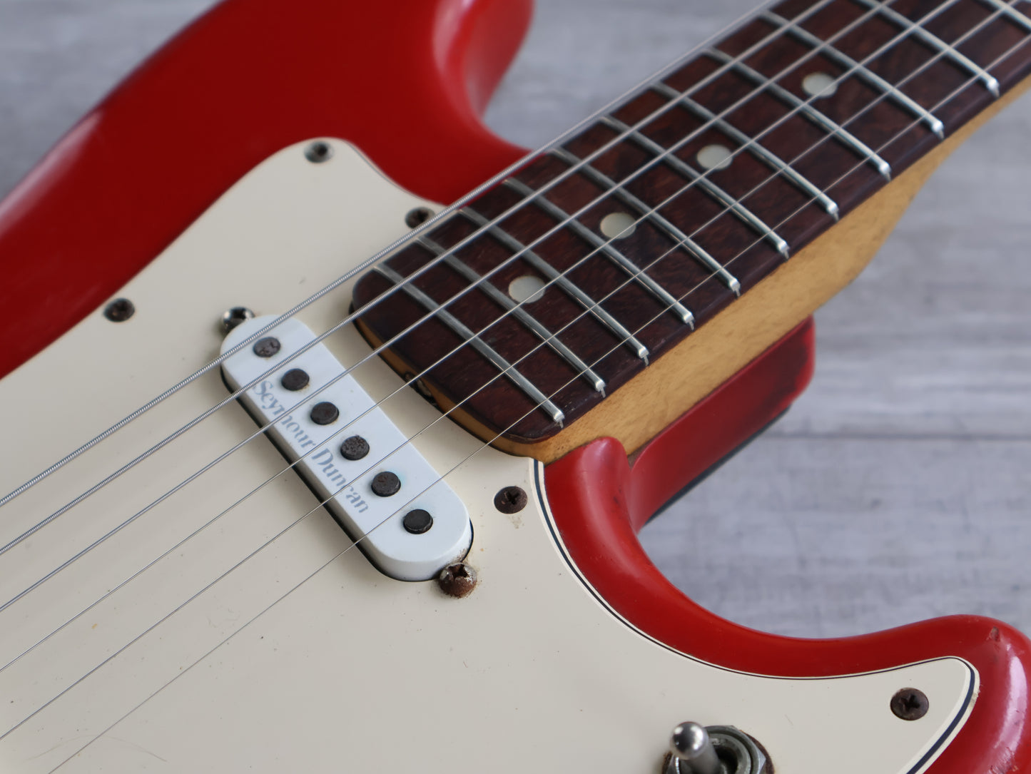 1977 Fender USA Bronco w/Seymour Duncan's (Fiesta Red)
