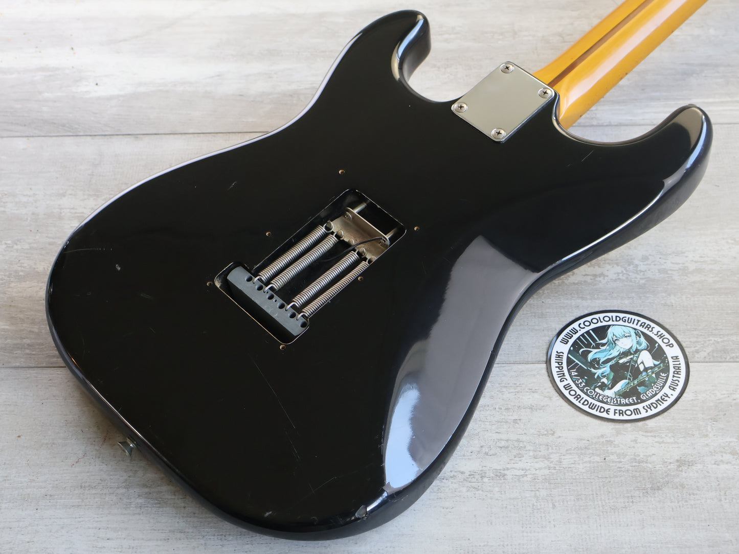 1987 Fender Japan ST54 '54 Reissue Vintage Stratocaster (Black)