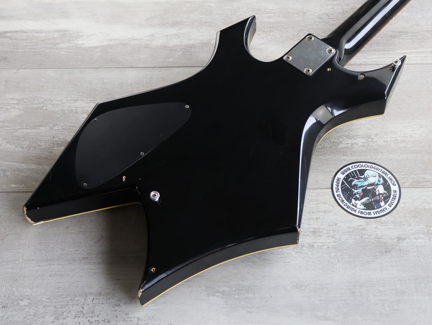 1985 BC Rich Japan NJ Series WB-II Warlock Bass w/Varitone (Black)