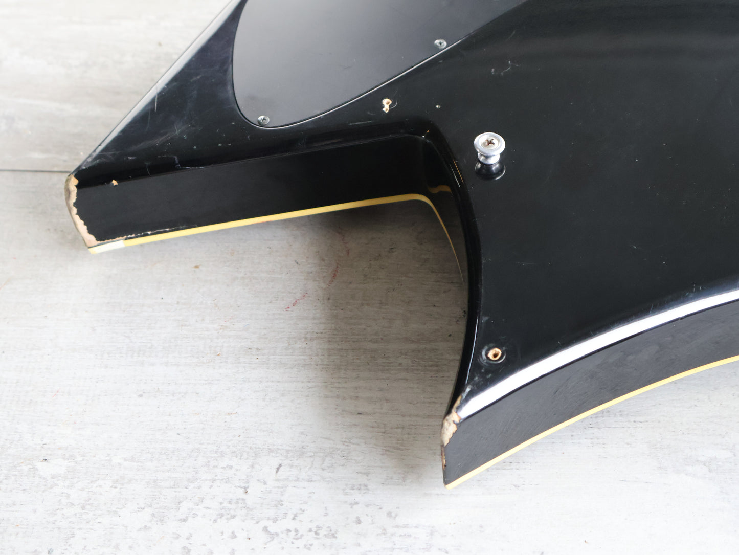 1985 BC Rich Japan NJ Series WB-II Warlock Bass w/Varitone (Black)