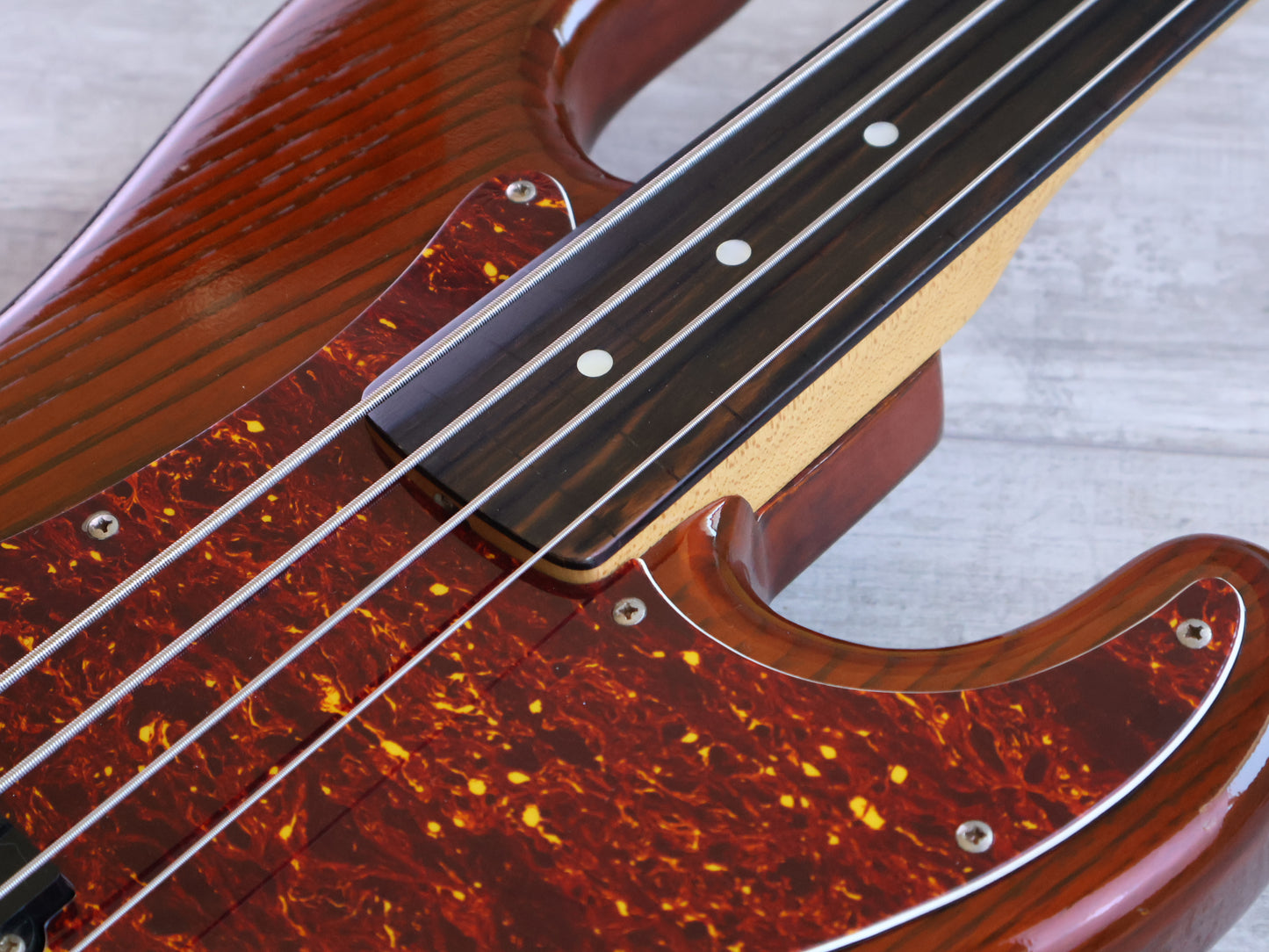 1980's Navigator (by ESP Japan) Custom Order PJ Fretless Precision Bass (Walnut)