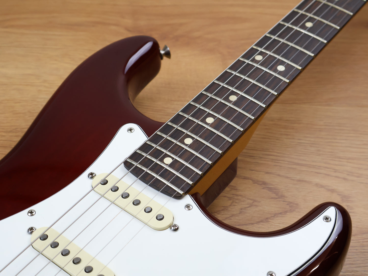2025 Fender Player II Stratocaster (Transparent Cherry Burst)