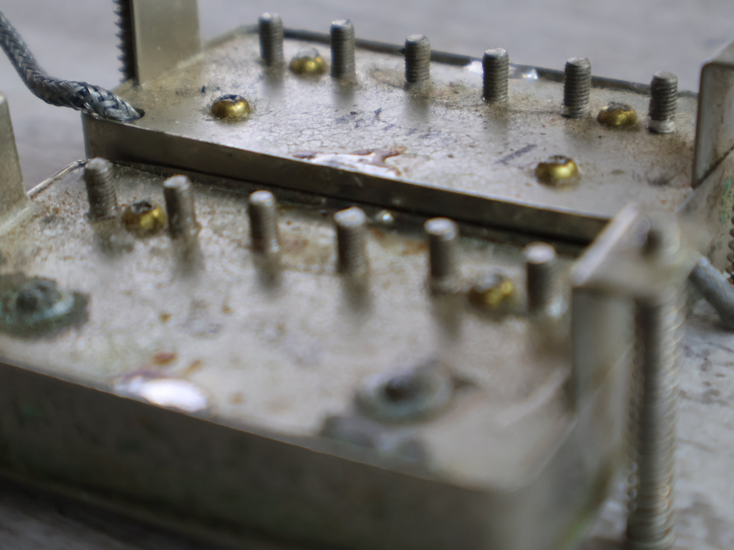 1980 Greco Japan (Maxon) "Dry Z" PAF Humbucker Pair (Nickel)