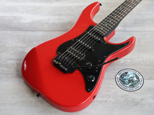 1986 Fernandes Japan FR-55 Revolver HSS Superstrat (Brad Gillis Red)