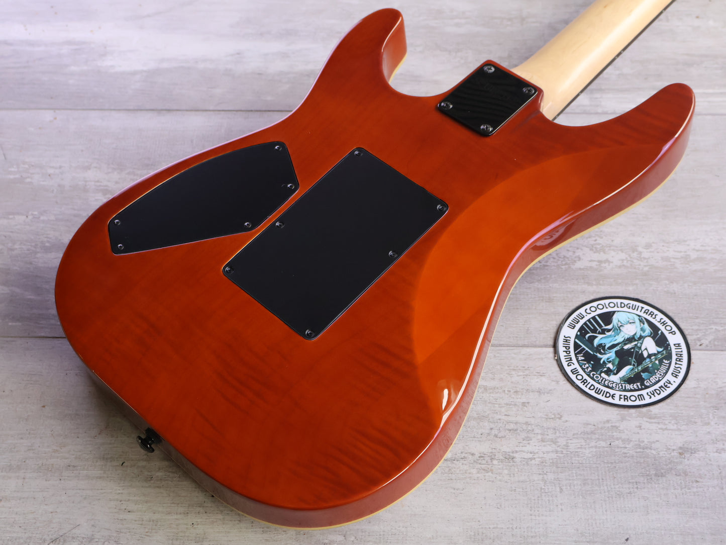 2008 Schecter Sunset Extreme FR HH Superstrat (Amber)
