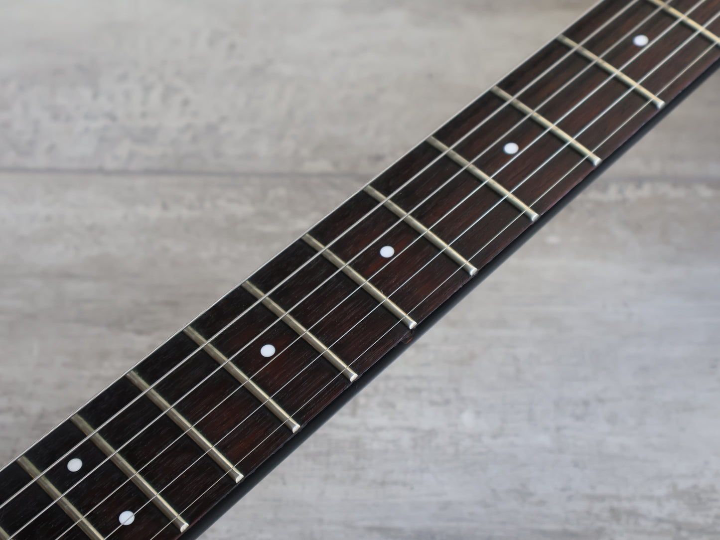 1986 Fernandes Japan FR-55 Revolver HSS Superstrat (Brad Gillis Red)