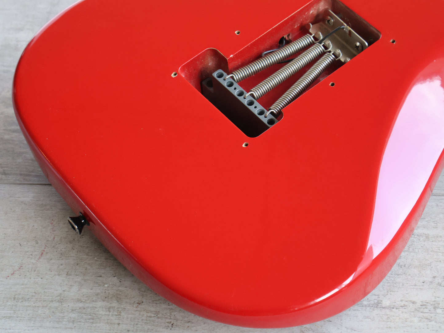 1986 Fernandes Japan FR-55 Revolver HSS Superstrat (Brad Gillis Red)