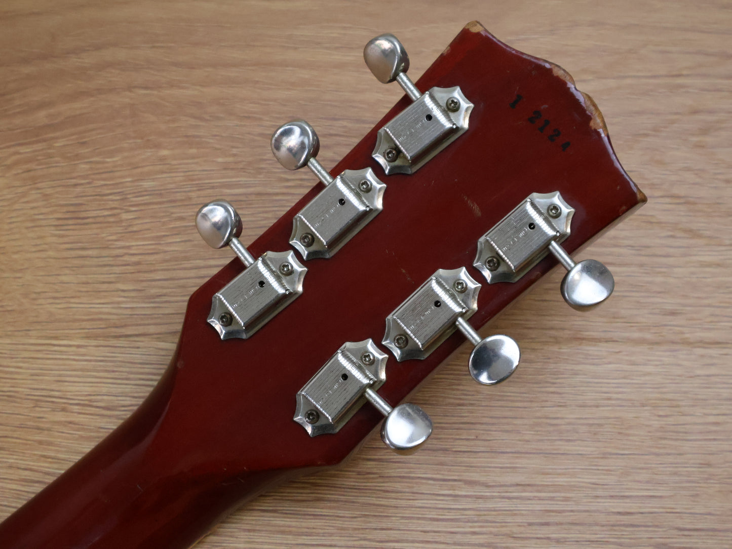 1991 Greco Japan SS-600S SG Special w/Vibrola (Cherry Red)