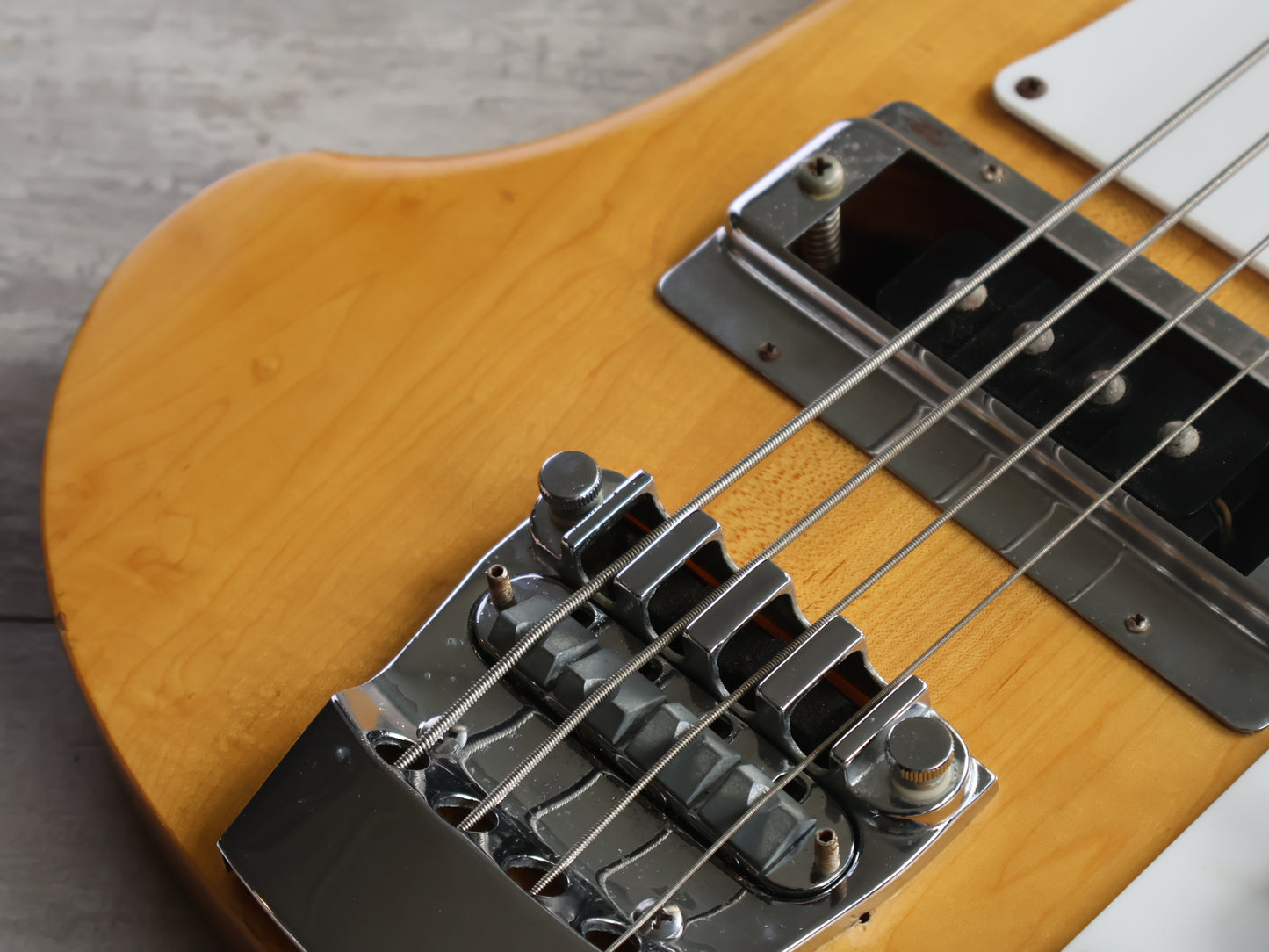 1977 Greco Japan PMB-800 Neckthrough 4001 Paul McCartney Bass (Natural)