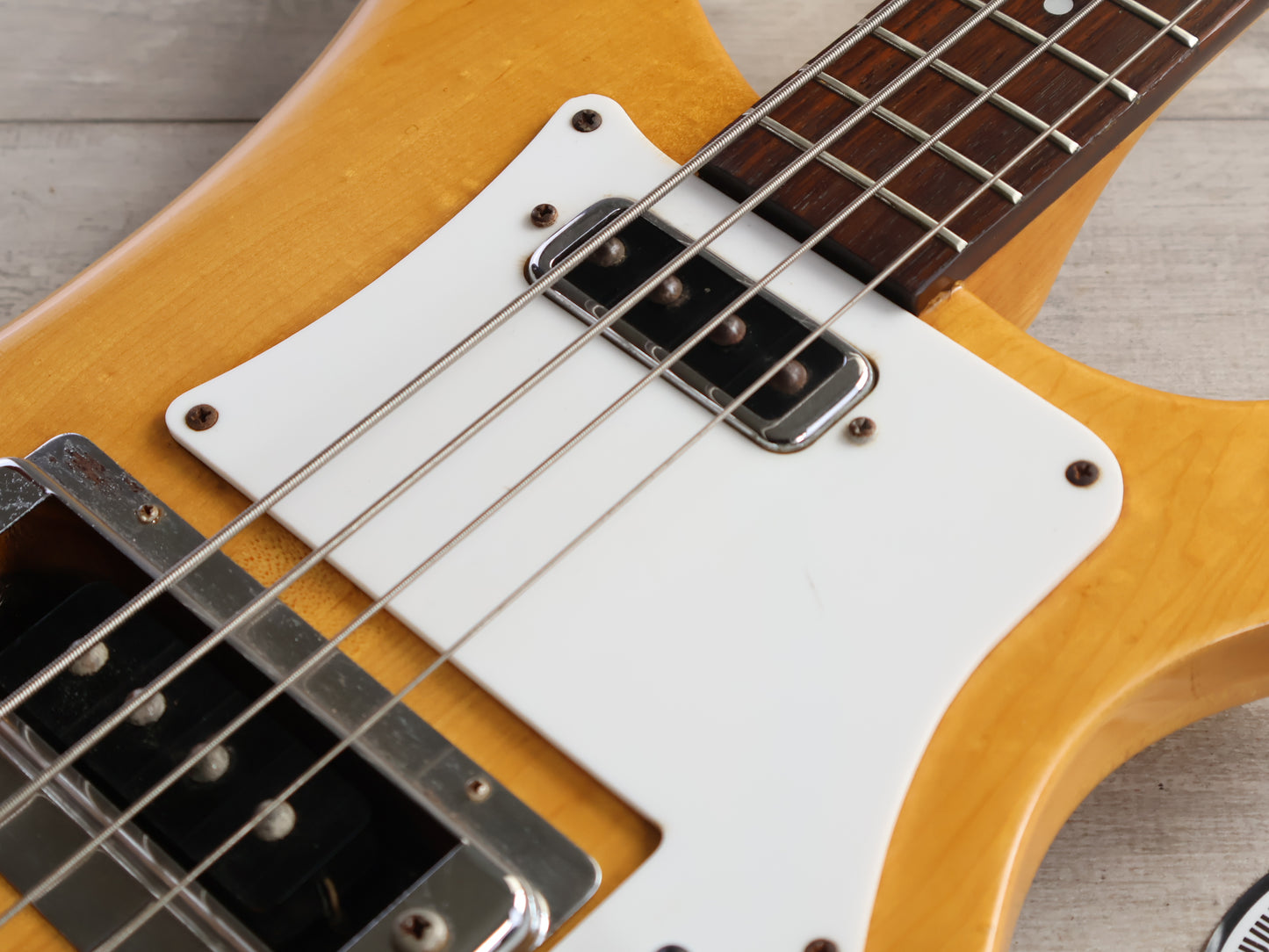 1977 Greco Japan PMB-800 Neckthrough 4001 Paul McCartney Bass (Natural)