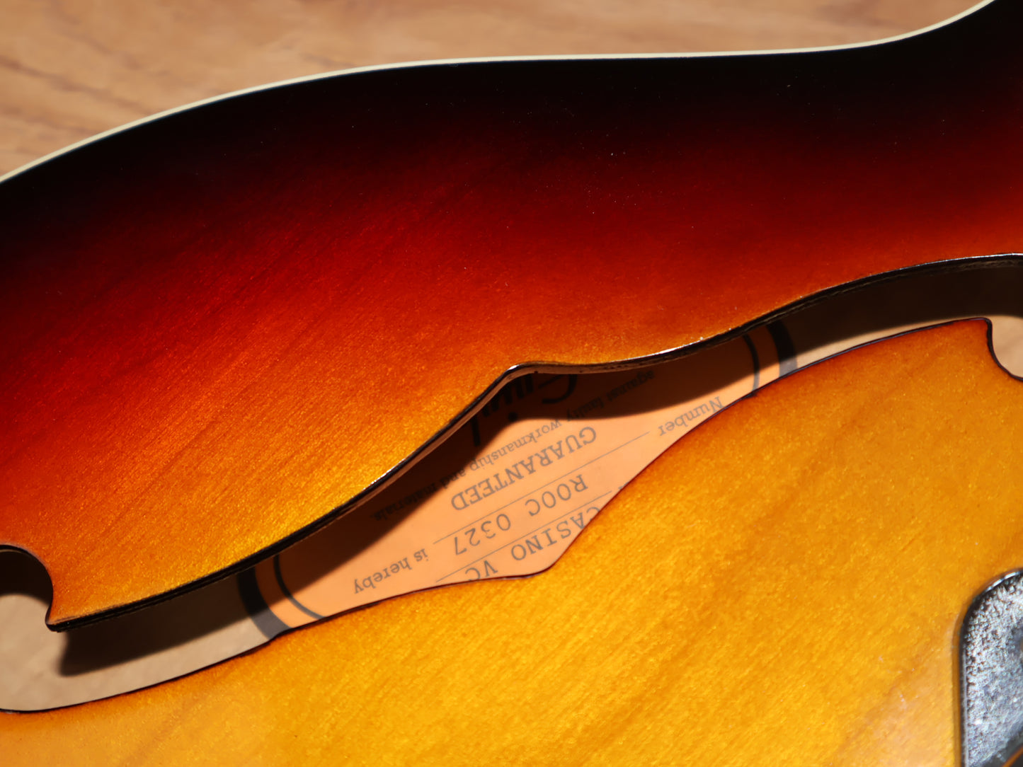 2000 Epiphone Casino Hollowbody Reissue - Paul McCartney (Sunburst)