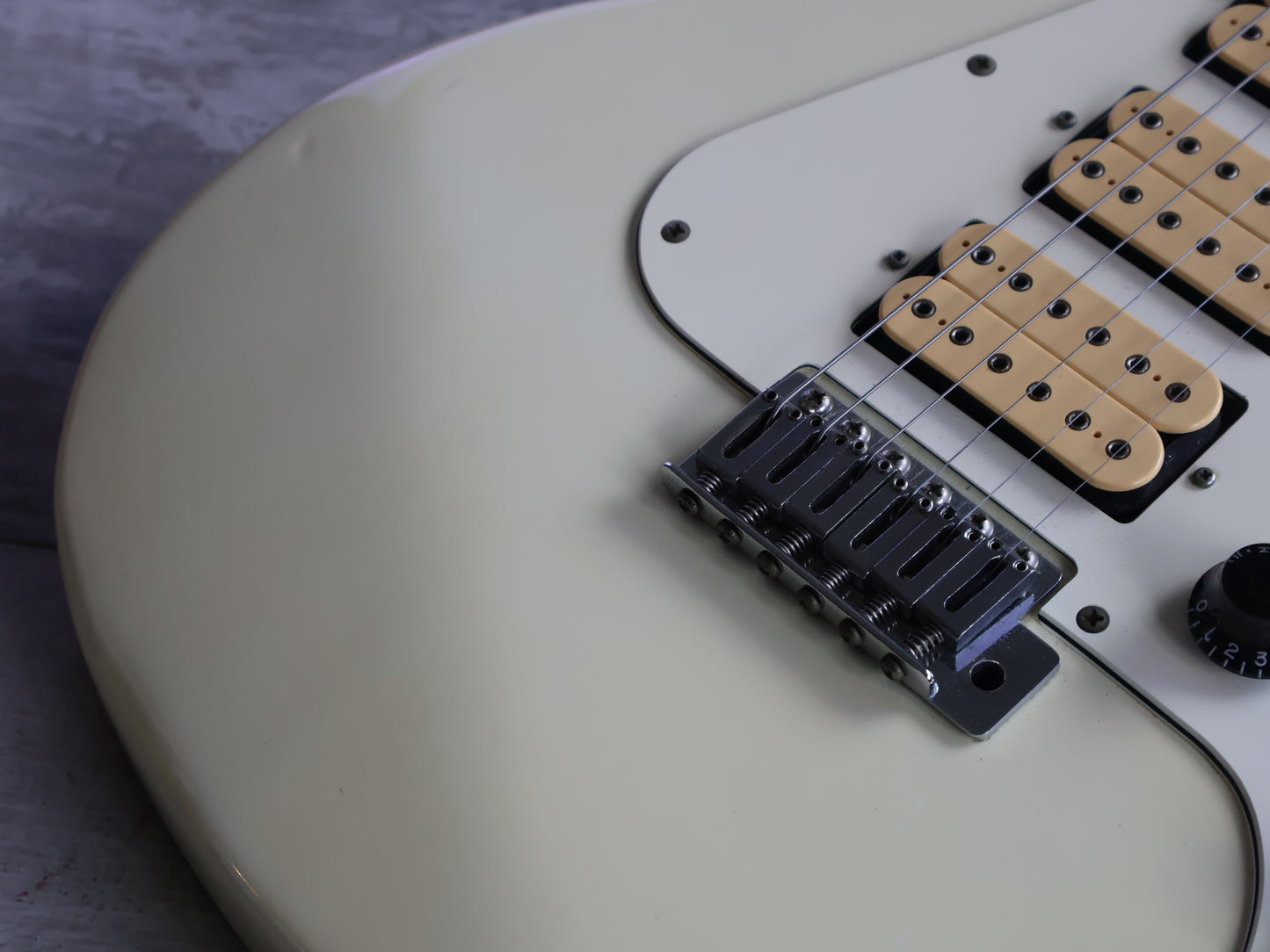 1980's Kawai Aquarius AQ-555 HHH Electric Guitars (White)
