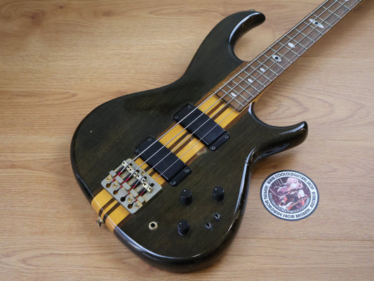 1990 Aria Pro II Japan SB-800 Neckthrough Bass (Black)
