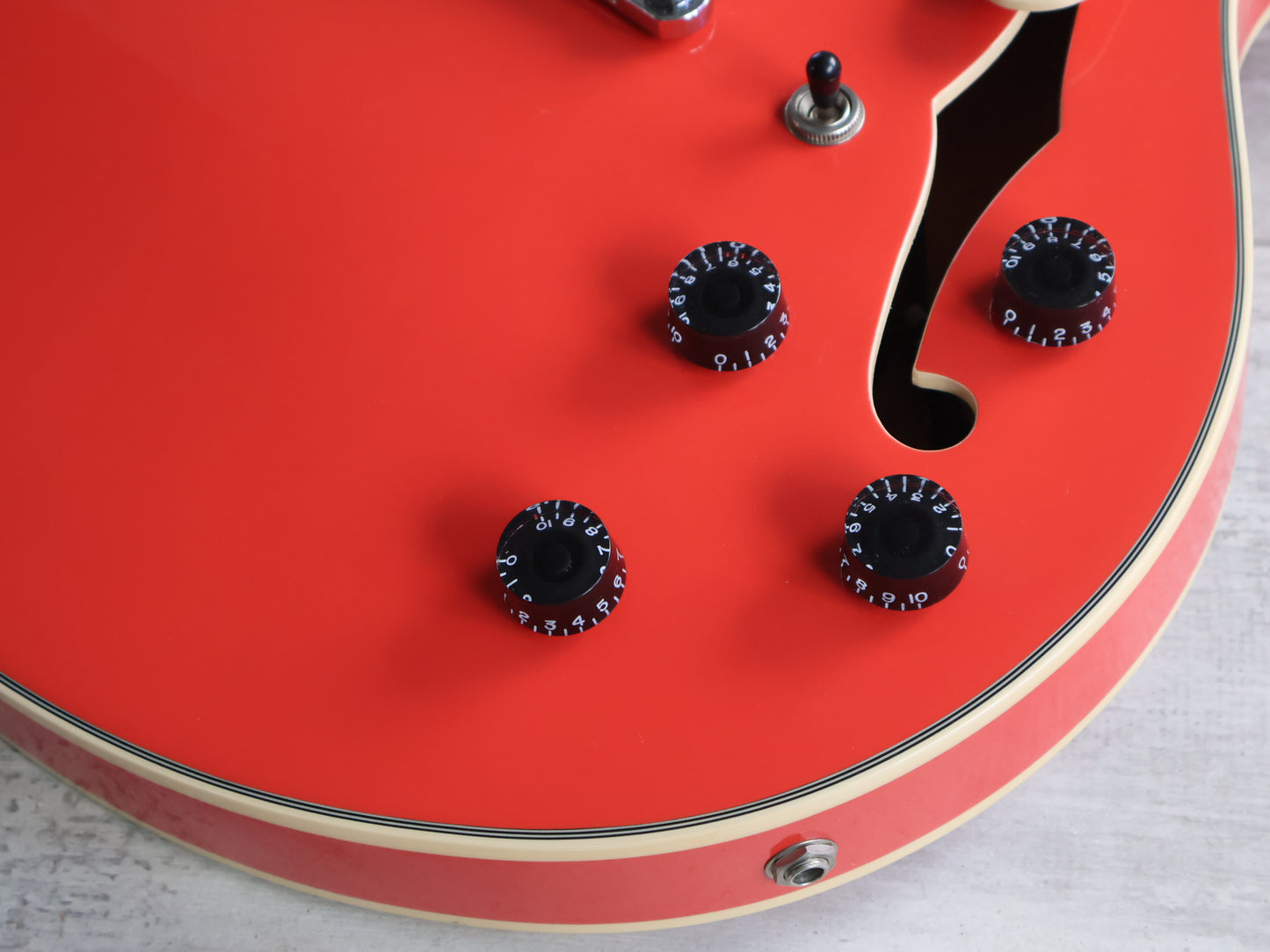 2023 D'Angelico Premier DC Semi Hollowbody (Fiesta Red)