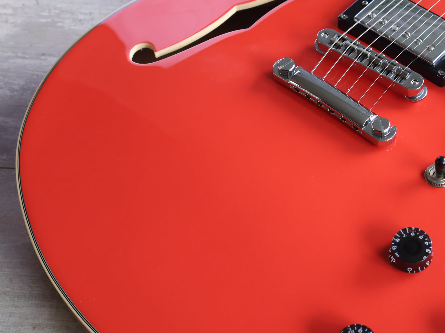 2023 D'Angelico Premier DC Semi Hollowbody (Fiesta Red)