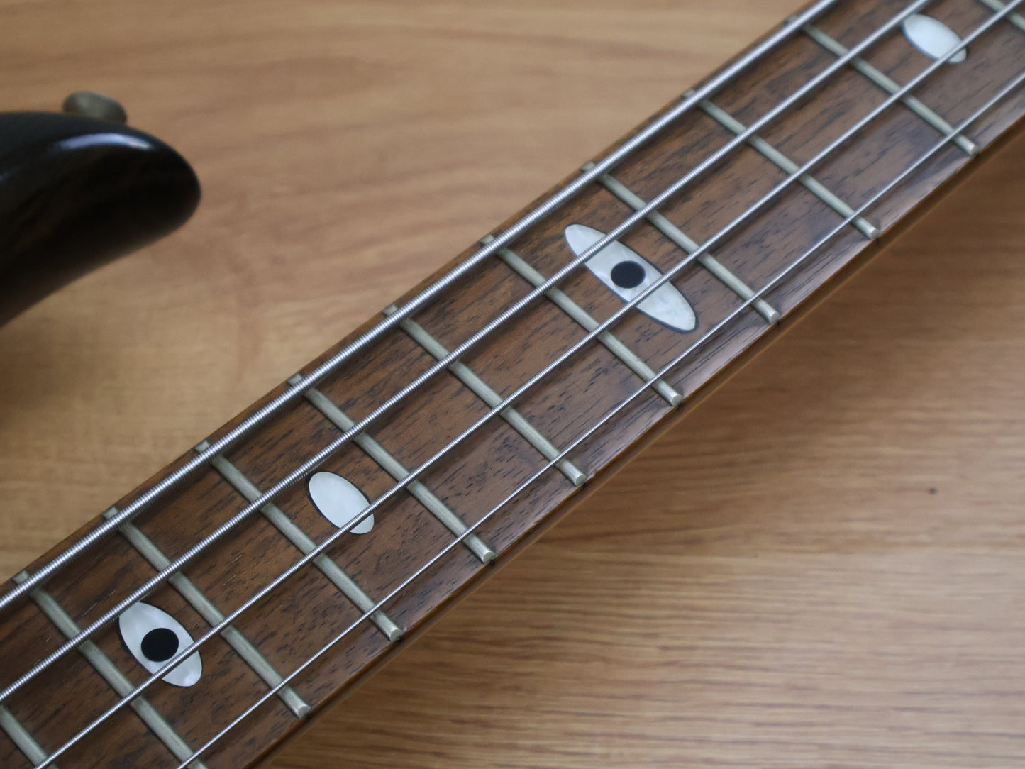 1990 Aria Pro II Japan SB-800 Neckthrough Bass (Black)