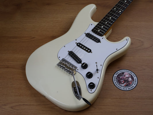 1983 Squier (by Fender Japan) "JV Series" SST-36 Scalloped Stratocaster (Vintage White)