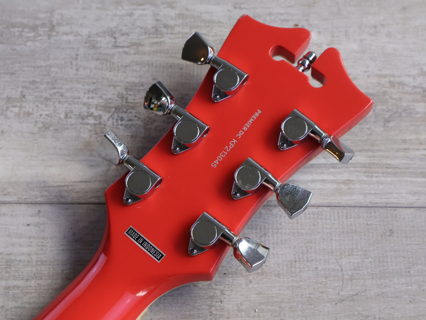 2023 D'Angelico Premier DC Semi Hollowbody (Fiesta Red)