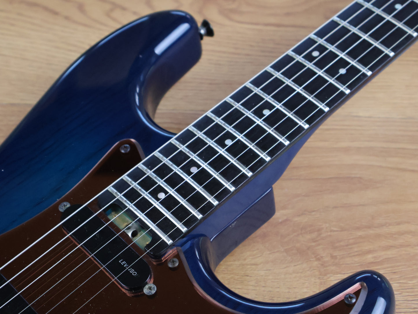 1990's Levinson Blade Custom Order Stratocaster w/Floyd Rose (Transparent Blue)