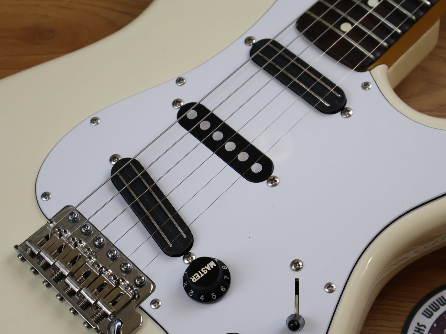 1983 Squier (by Fender Japan) "JV Series" SST-36 Scalloped Stratocaster (Vintage White)