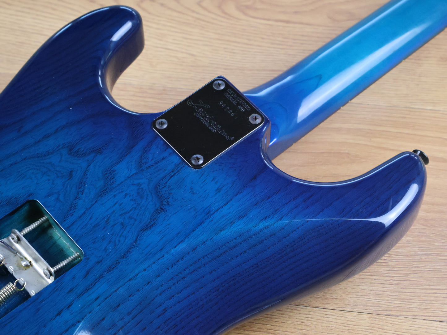 1990's Levinson Blade Custom Order Stratocaster w/Floyd Rose (Transparent Blue)