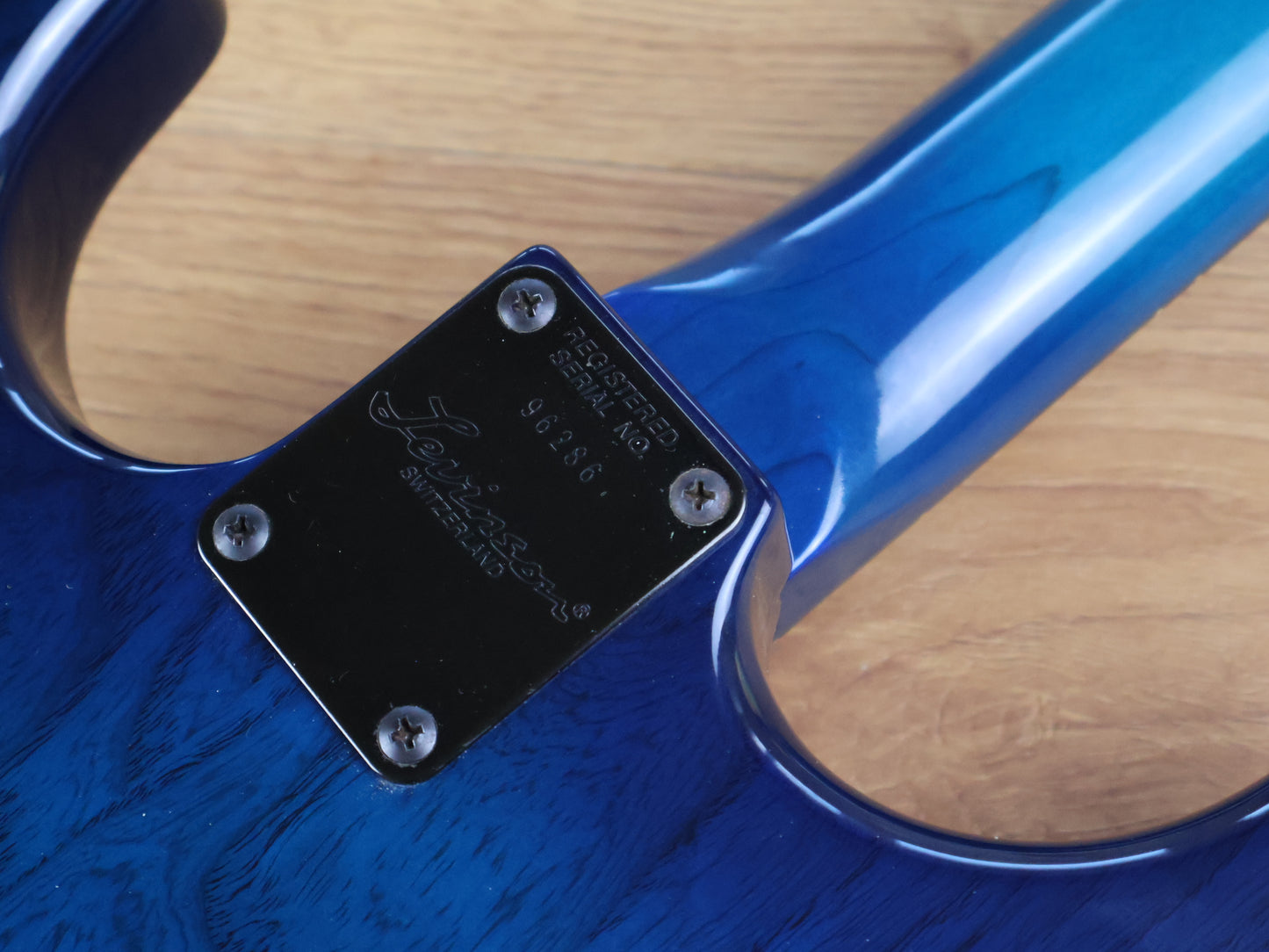 1990's Levinson Blade Custom Order Stratocaster w/Floyd Rose (Transparent Blue)