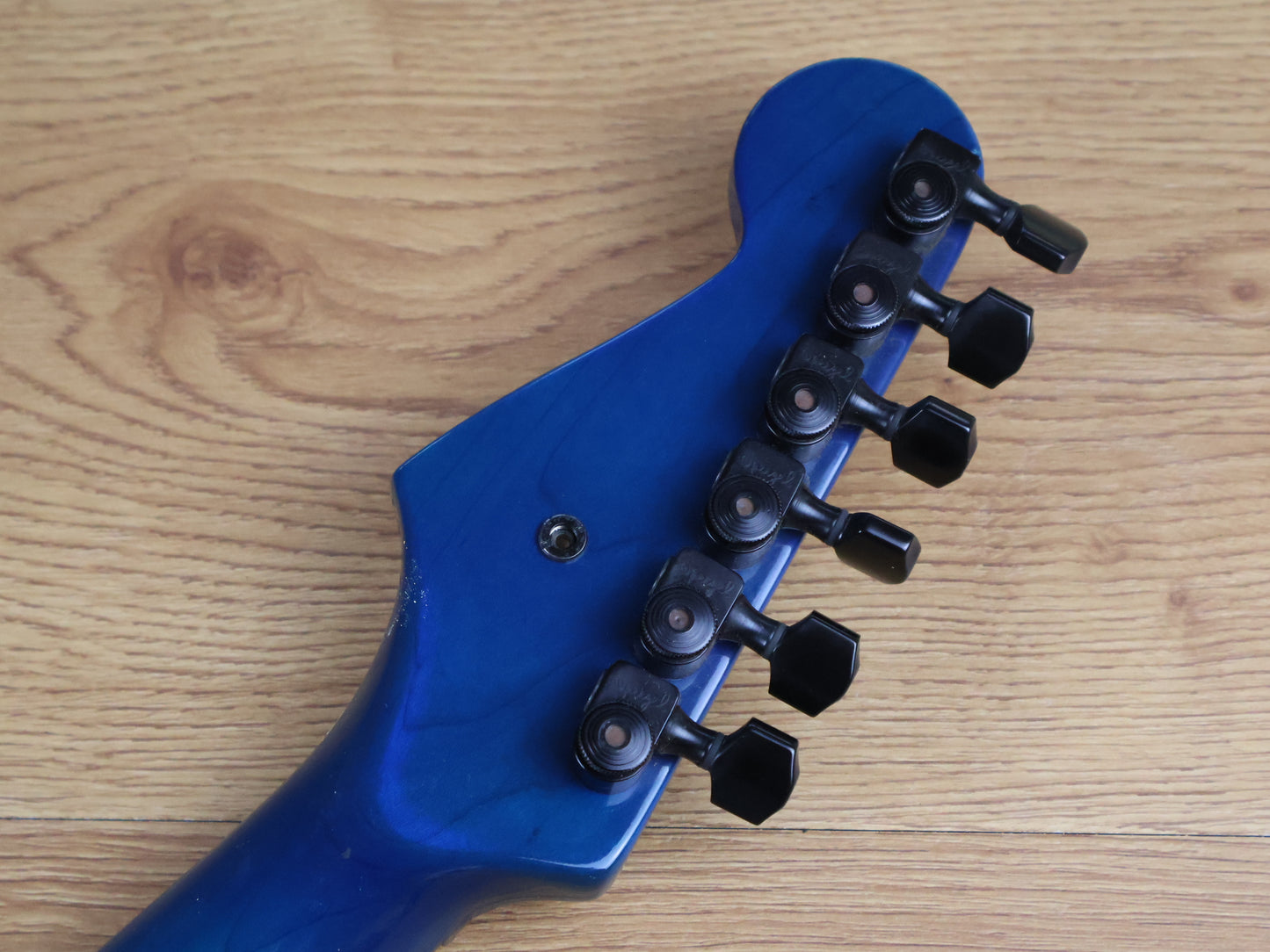 1990's Levinson Blade Custom Order Stratocaster w/Floyd Rose (Transparent Blue)