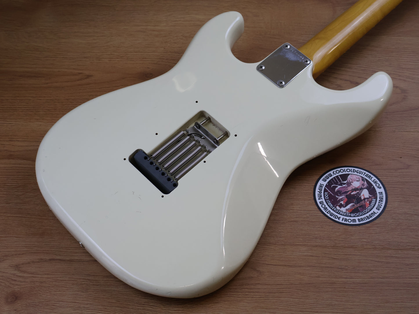 1983 Squier (by Fender Japan) "JV Series" SST-36 Scalloped Stratocaster (Vintage White)