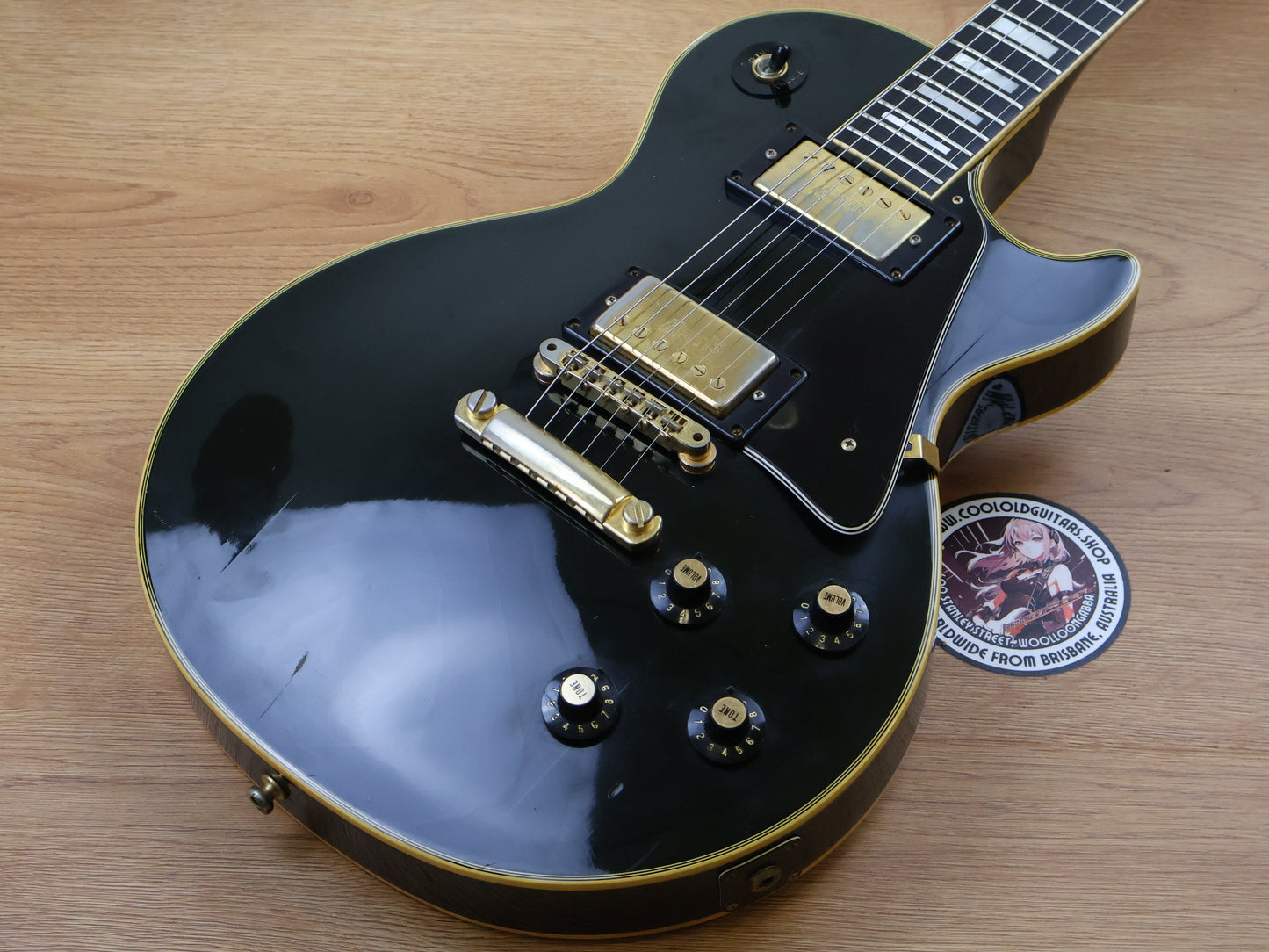 1970's Morris Japan MLP-85 Les Paul Custom (Ebony)