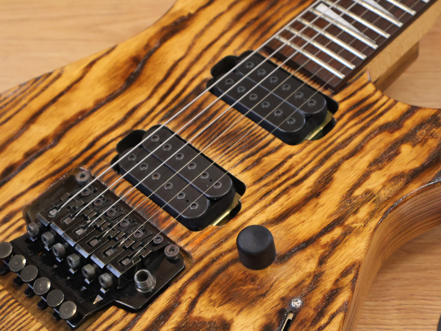 1999 Grover Jackson Japan FU.P-70 Fusion Dinky w/Dimarzio's (Flamed Ash)