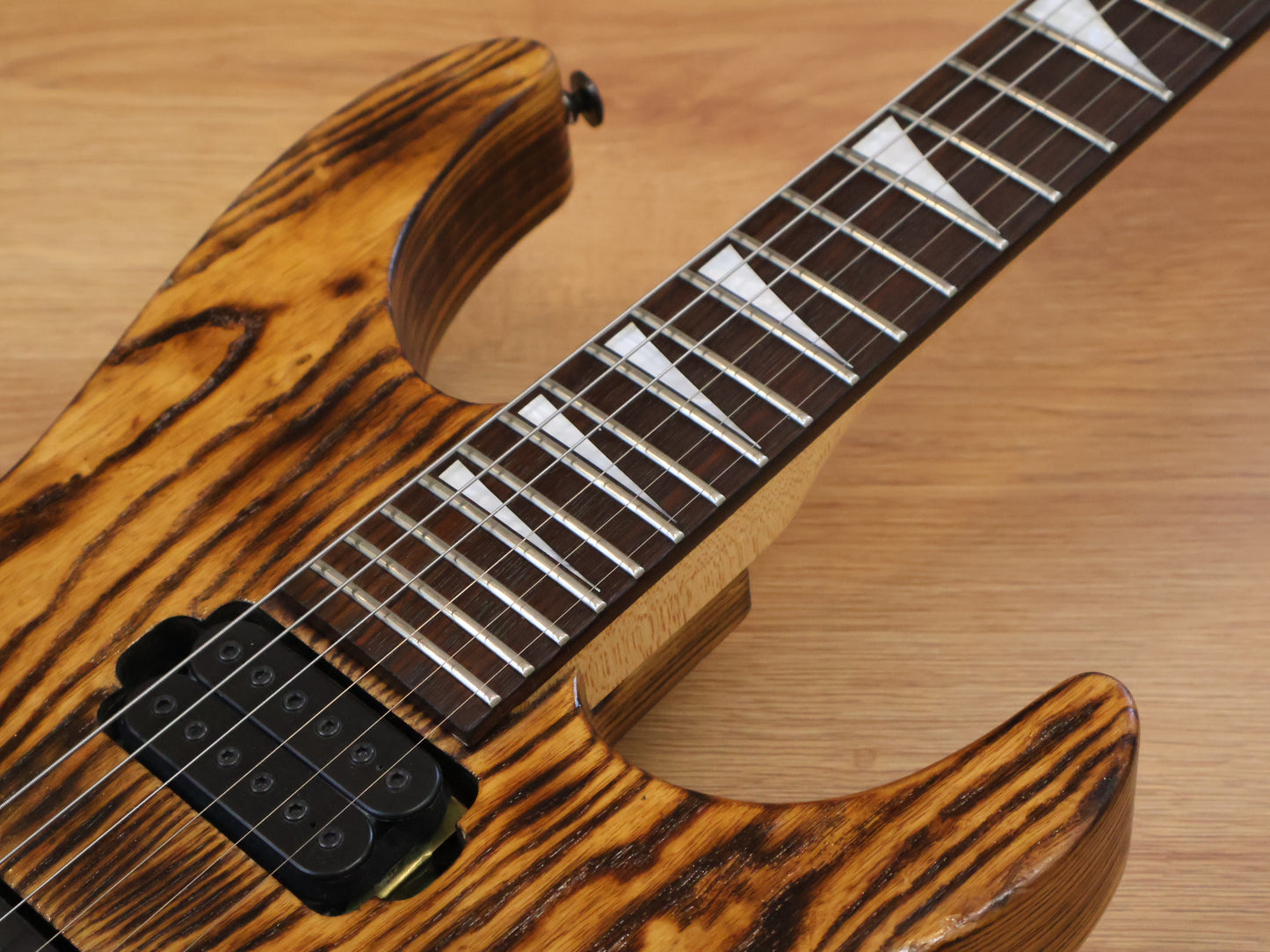 1999 Grover Jackson Japan FU.P-70 Fusion Dinky w/Dimarzio's (Flamed Ash)