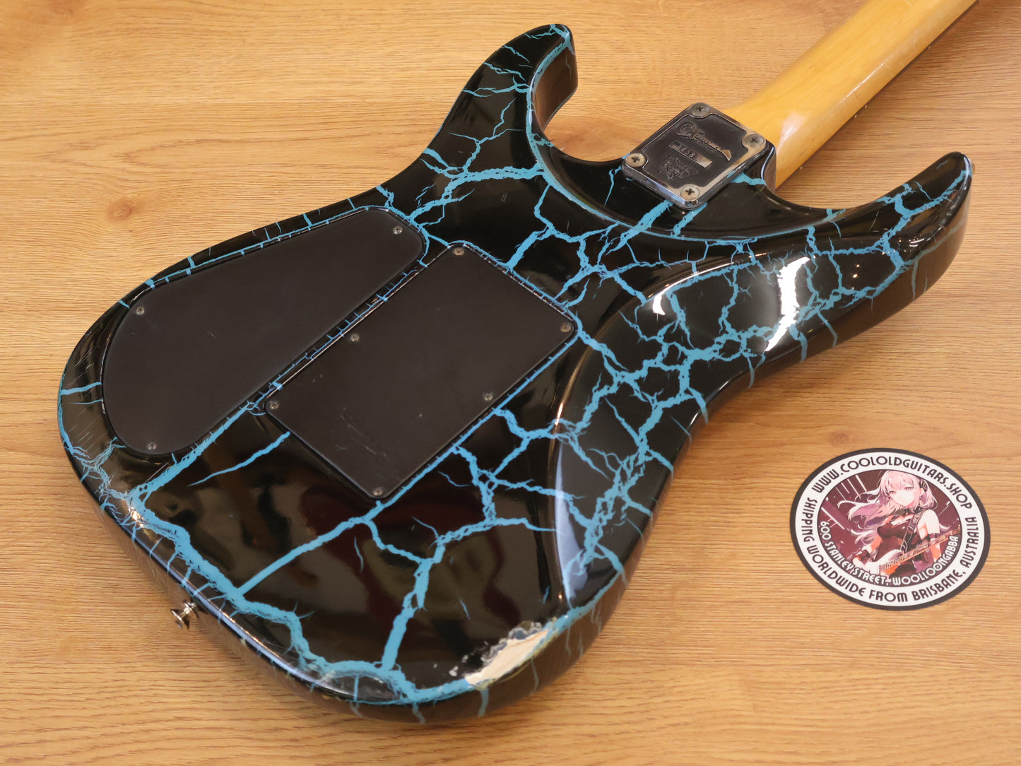 1990 Charvel Jackson Japan DK-090-SSH Dinky (Blue Crackle)