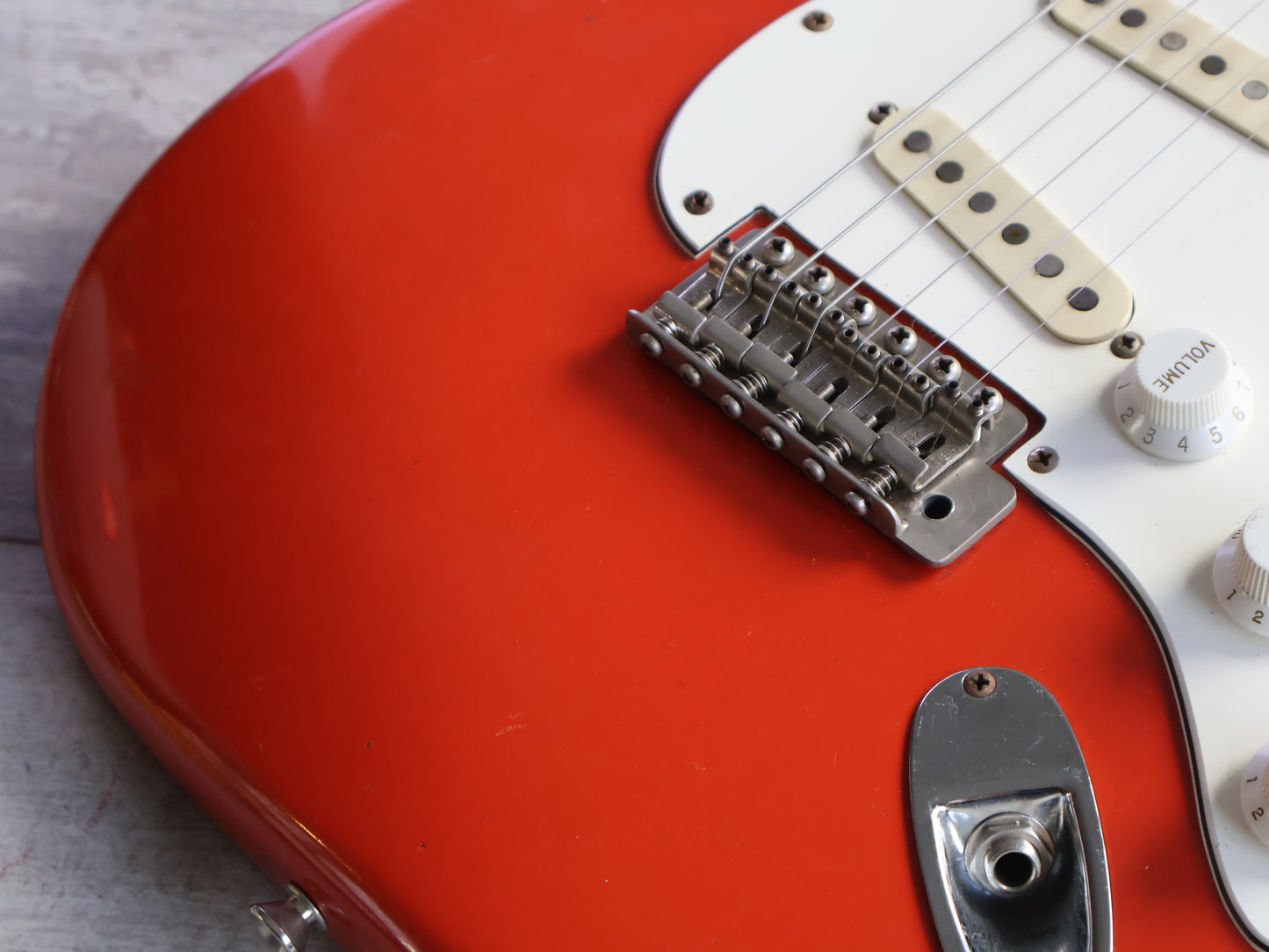 1982 Tokai ST-80 Springy Sound '54 Reissue Stratocaster (Fiesta Red)