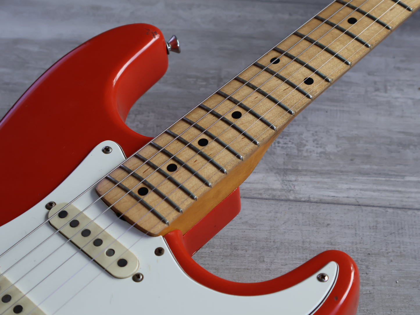 1982 Tokai ST-80 Springy Sound '54 Reissue Stratocaster (Fiesta Red)
