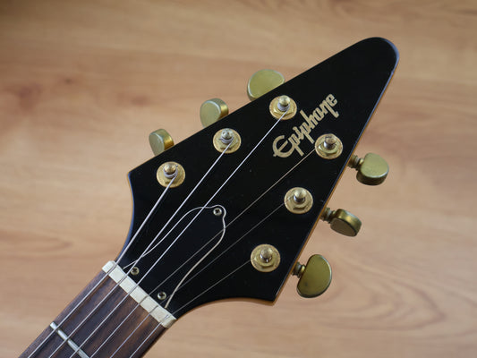 2006 Epiphone '58 1958 Reissue Korina Flying V (Natural)