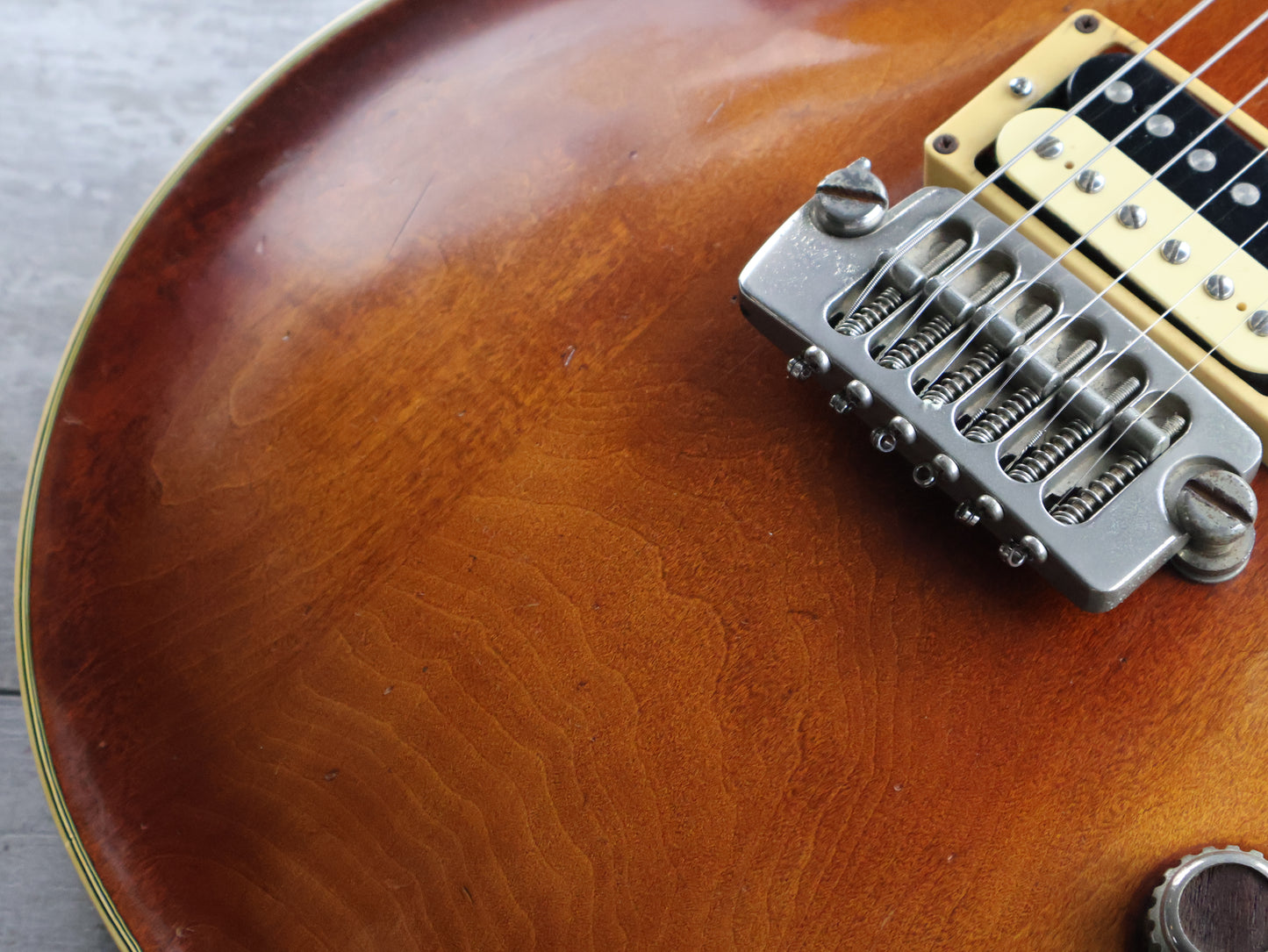 1977 Aria Pro II Japan PE-1500 Prototype Series Single Cutaway (Violin Finish)