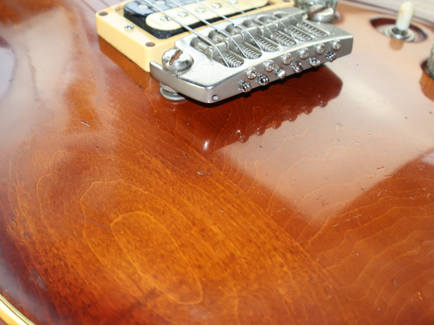 1977 Aria Pro II Japan PE-1500 Prototype Series Single Cutaway (Violin Finish)