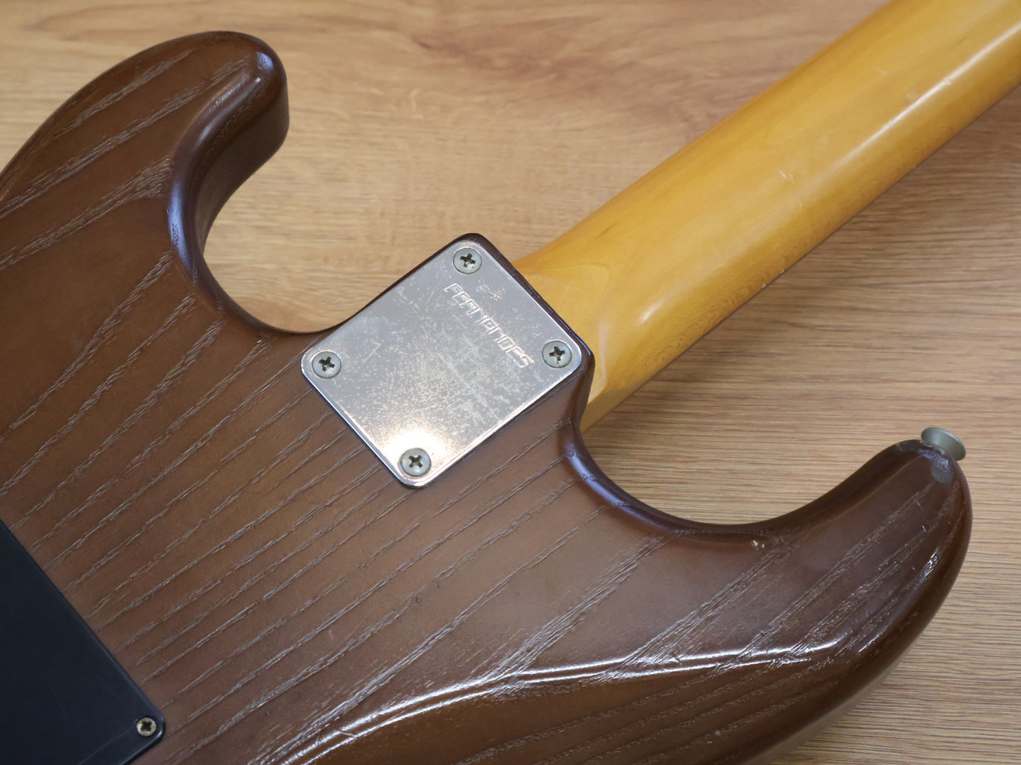 1990's Fernandes ST-45 Superstrat w/Roland GK (Transparent Brown)