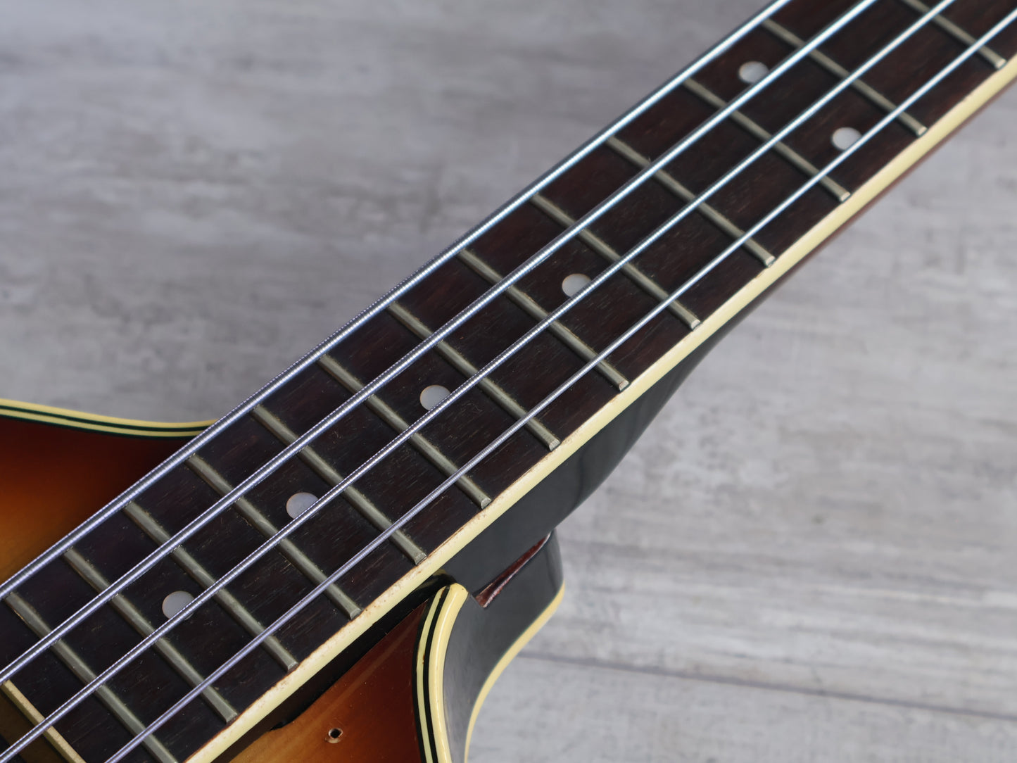 1975 Greco Japan VB-450 Violin Beatle Bass (Brown Sunburst)