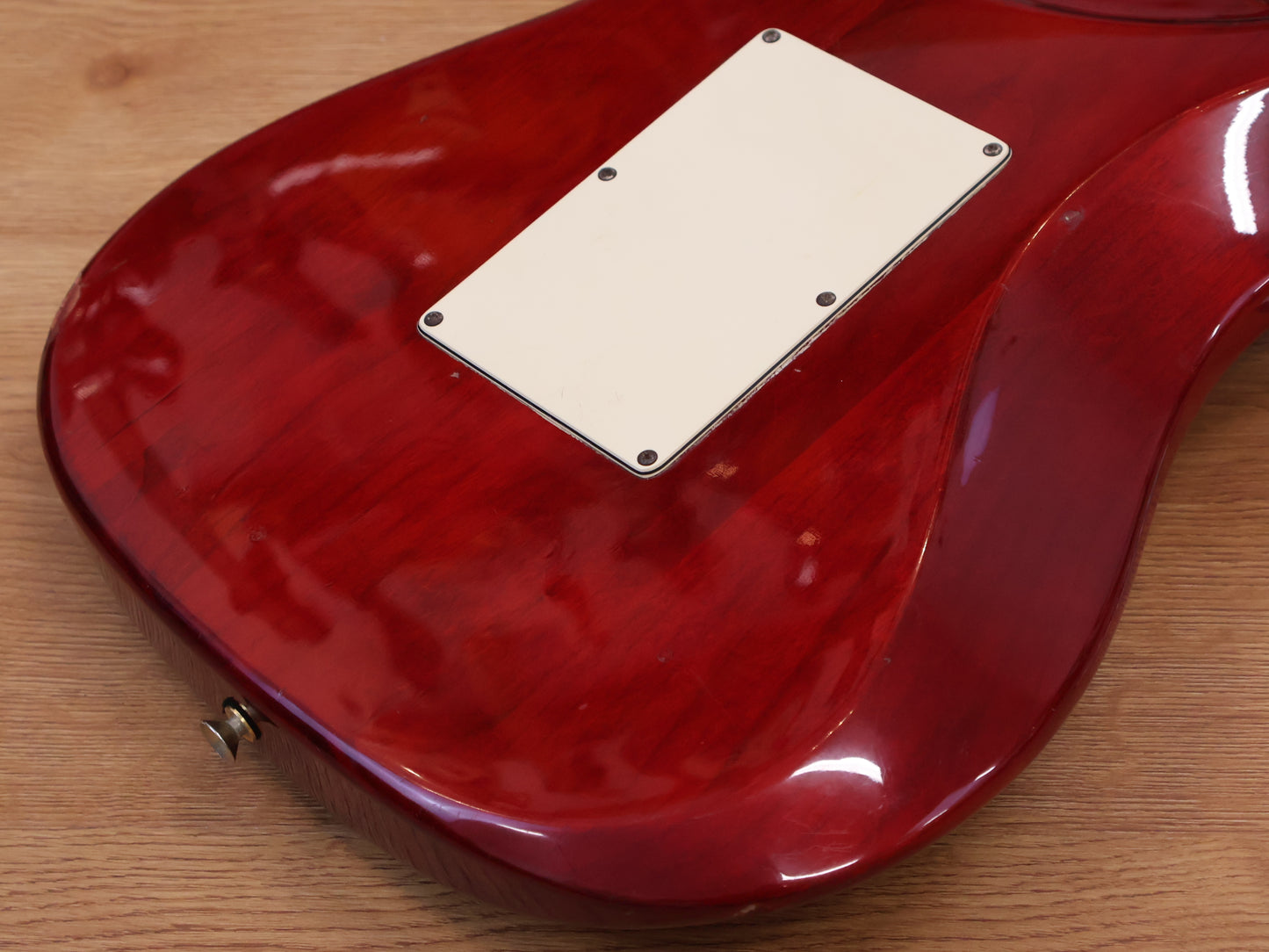 1995 Samick SSM-3 "Valley Arts Custom Pro Shop" Stratocaster (Transparent Red)