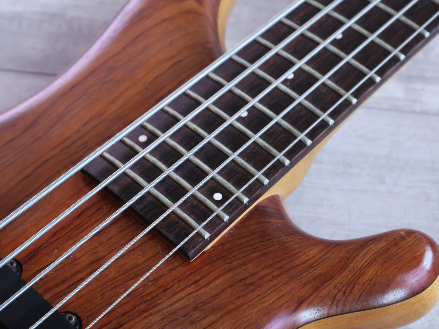 1980's TUNE "Bass Maniac" Japan TBC-5S 5-String 25-Fret Bass Guitar (Natural Stain)