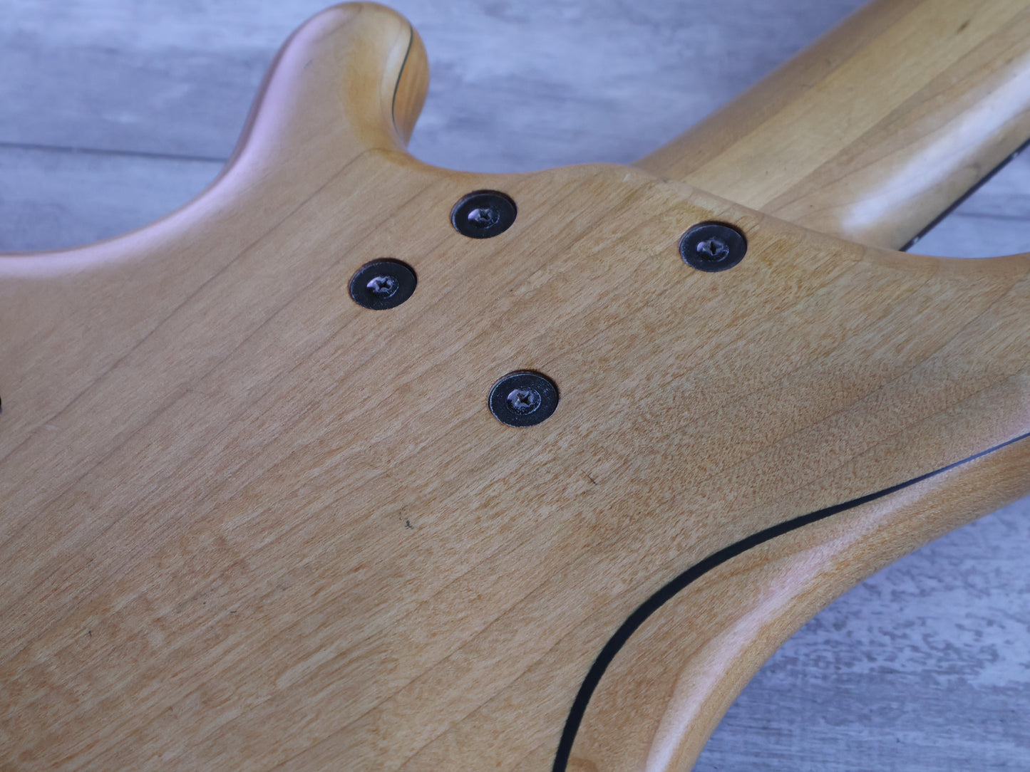 1980's TUNE "Bass Maniac" Japan TBC-5S 5-String 25-Fret Bass Guitar (Natural Stain)