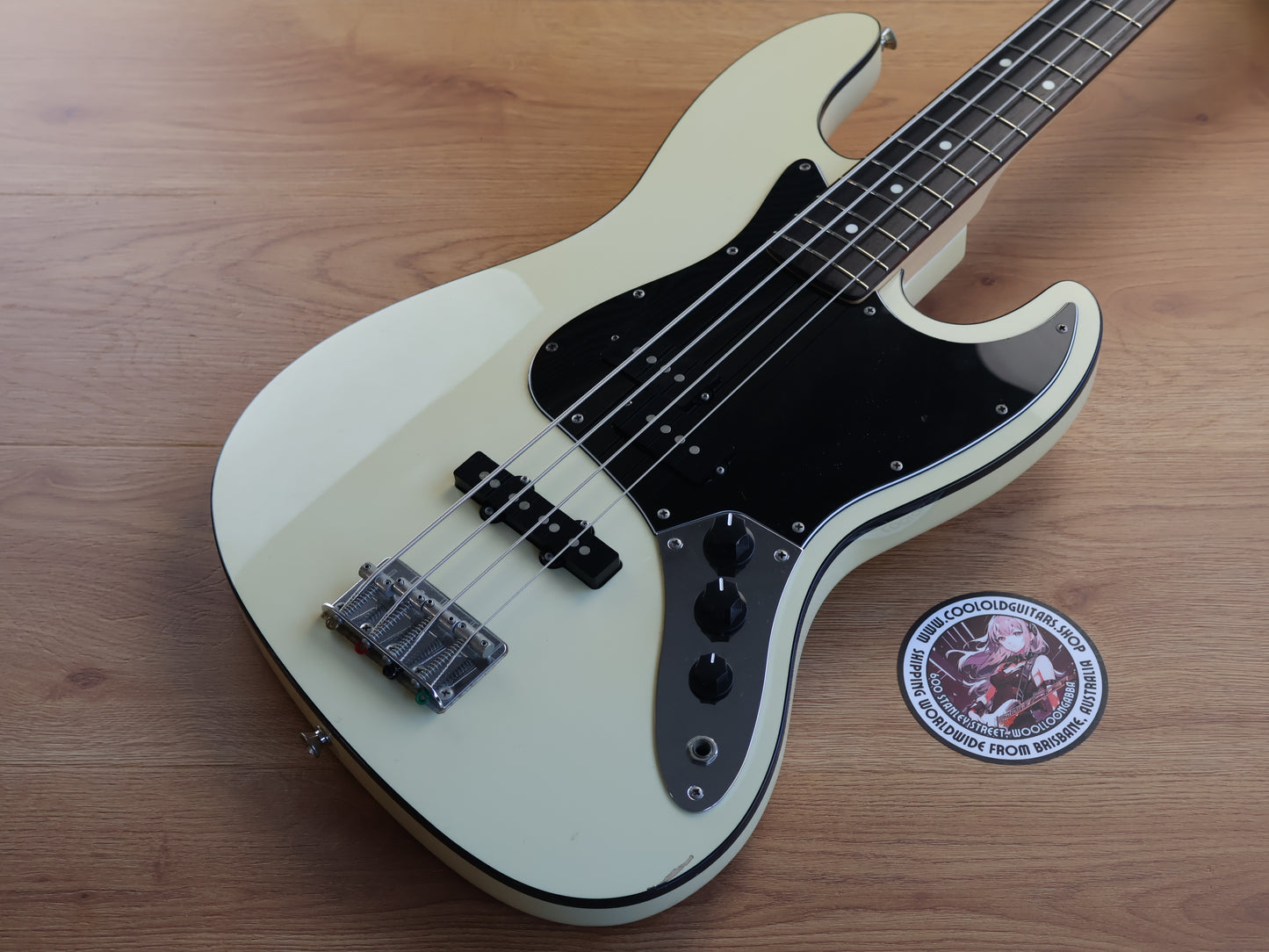 2012 Fender Japan AJB Aerodyne Jazz Bass (White)