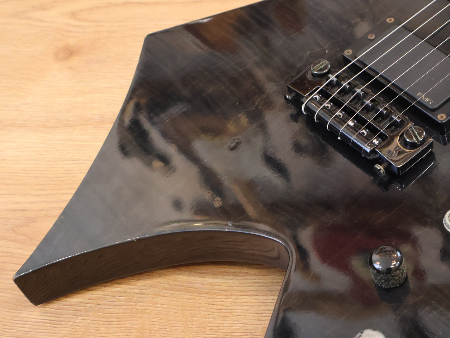 2001 BC Rich Japan JSFT190 "Japan Special" Warlock (Transparent Black)