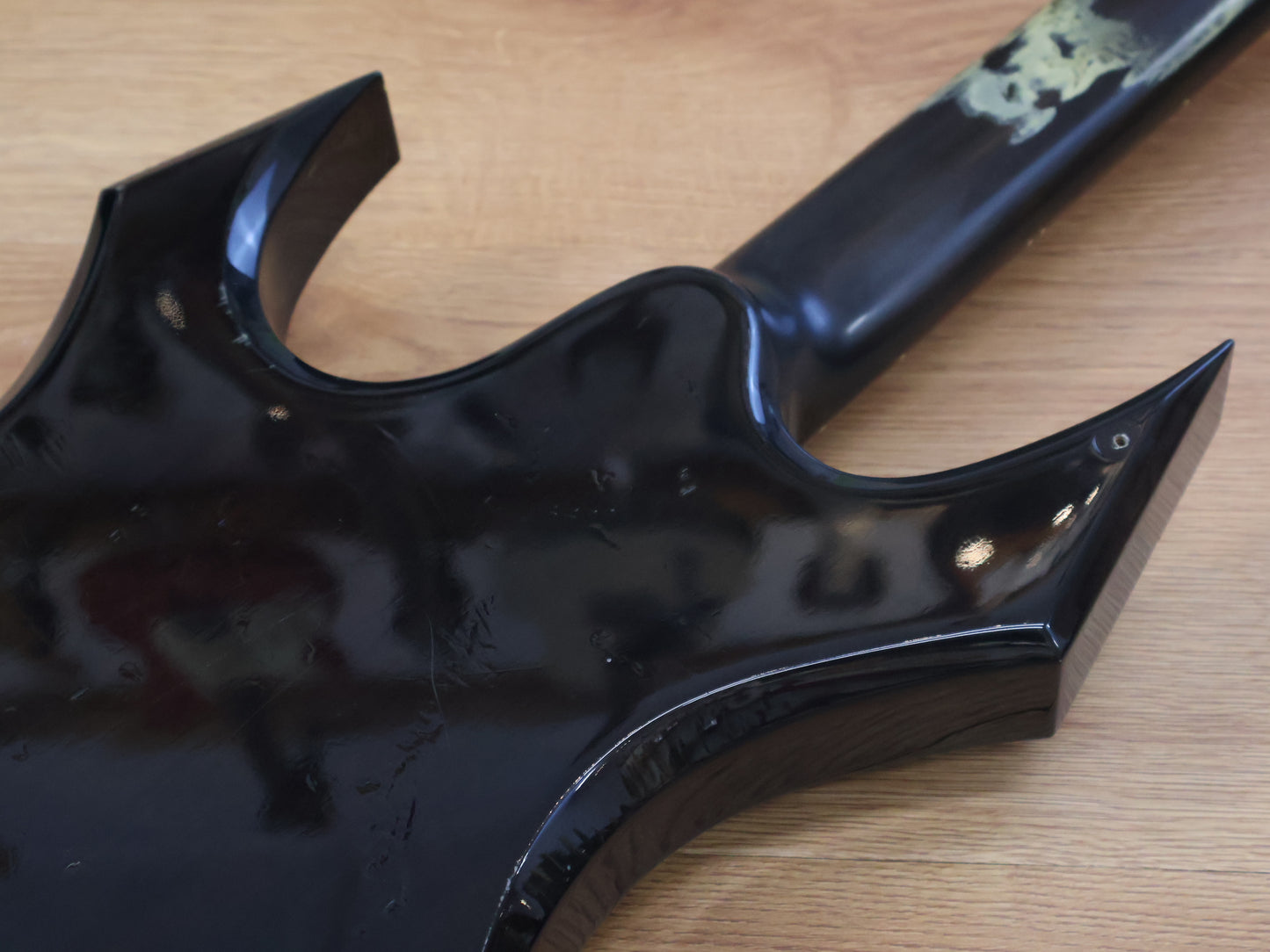 2001 BC Rich Japan JSFT190 "Japan Special" Warlock (Transparent Black)