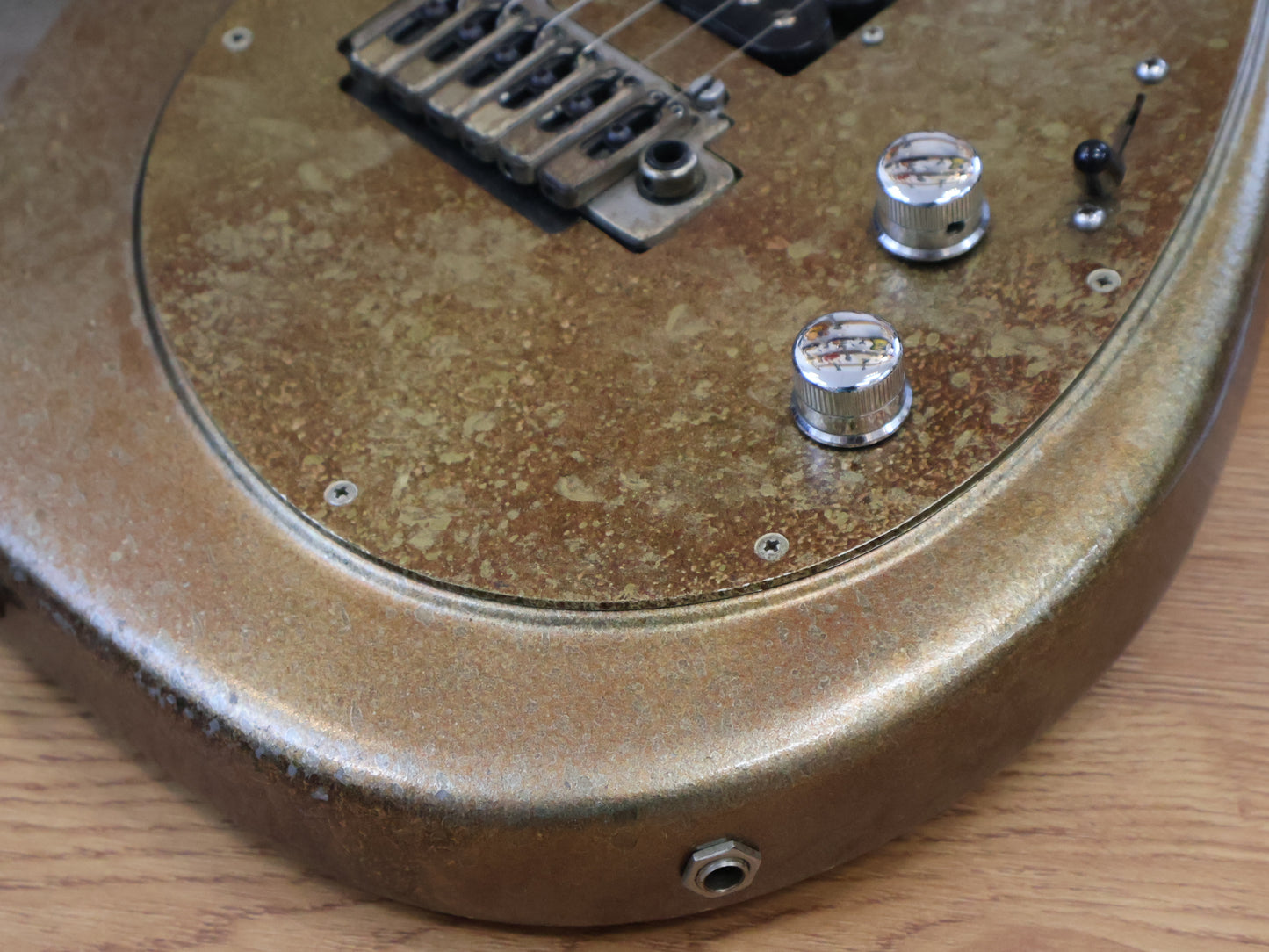 2000’s Tokai Japan Talbo Blazing Fire Cast Aluminium Electric Guitar (Rusted Bronze)