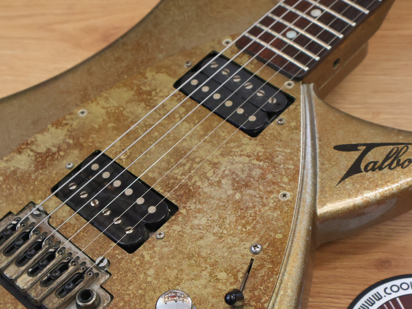 2000’s Tokai Japan Talbo Blazing Fire Cast Aluminium Electric Guitar (Rusted Bronze)